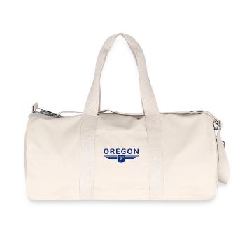 Oregon Fan T-Shirt – Must-Have for Fans - Recycled Canvas Sports Bag by Stanley/Stella - natural - Front