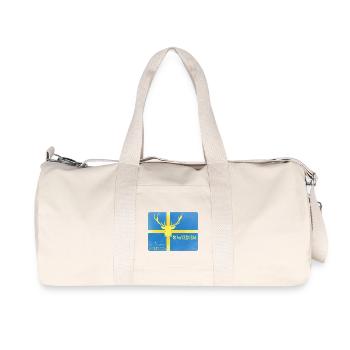 Faune de la Suède Drapeau de la Suède - Sac de sport en toile recyclée Stanley/Stella - blanc naturel - Devant