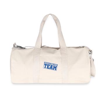 Mein Team - Recycelte Canvas-Sporttasche von Stanley/Stella - Naturweiß - Vorne