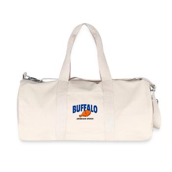 Buffalo Wing Football Shirt – Lustiges Fan Design - Recycelte Canvas-Sporttasche von Stanley/Stella - Naturweiß - Vorne
