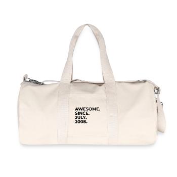 Depuis juillet 2008 – Incroyable faute de frappe vintage - Sac de sport en toile recyclée Stanley/Stella - blanc naturel - Devant