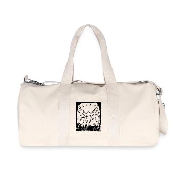 Eagle, bird, king of the skies - Recycled Canvas Sports Bag by Stanley/Stella - natural - Front