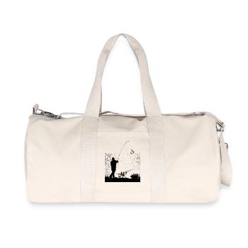 fisher - Sac de sport en toile recyclée Stanley/Stella - blanc naturel - Devant