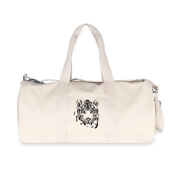 tiger - Recycled Canvas Sports Bag by Stanley/Stella - natural - Front