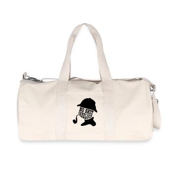 no shit sherlock - Recycelte Canvas-Sporttasche von Stanley/Stella - Naturweiß - Vorne