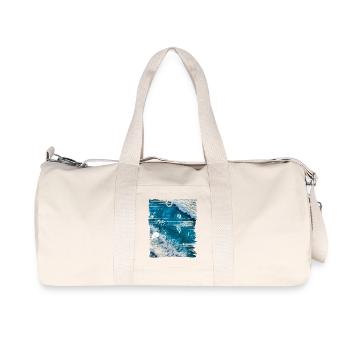 OCEAN - Recycelte Canvas-Sporttasche von Stanley/Stella - Naturweiß - Vorne