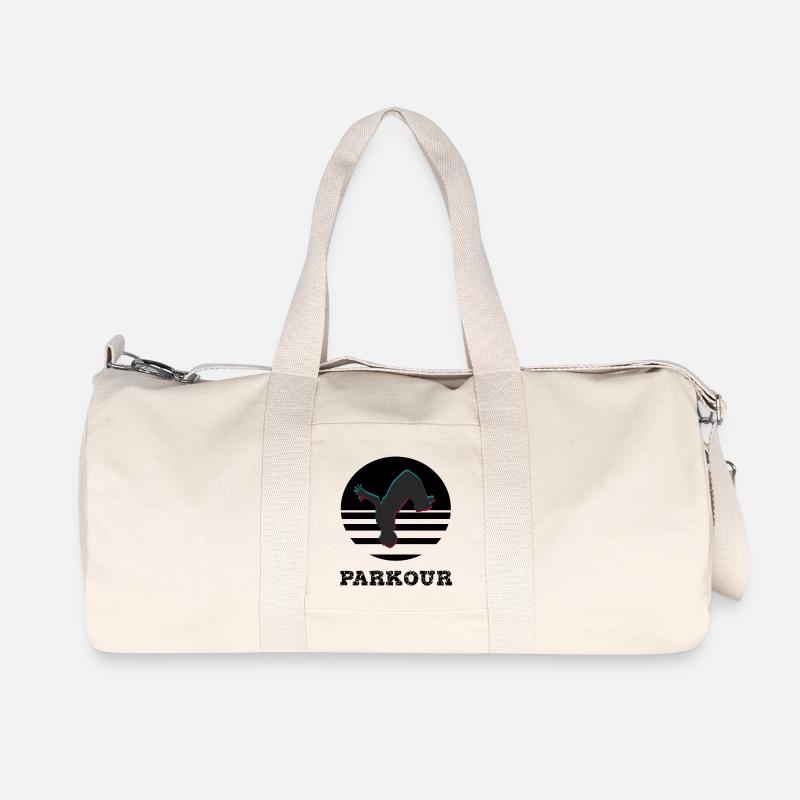 Parkour - Recycelte Canvas-Sporttasche von Stanley/Stella - Naturweiß