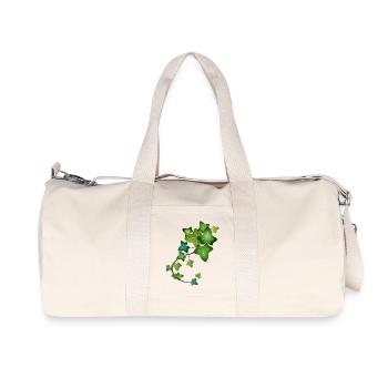 Lierre vert à lier Ranke - Sac de sport en toile recyclée Stanley/Stella - blanc naturel - Devant