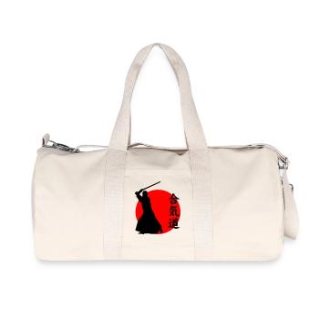 Aikido - Recycled Canvas Sports Bag by Stanley/Stella - natural - Front