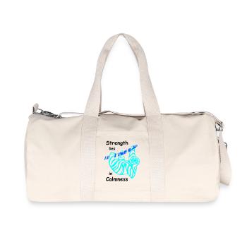 Sloth Calmness - Recycled Canvas Sports Bag by Stanley/Stella - natural - Front
