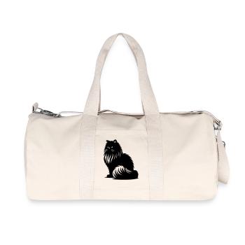 Persian Cat - Persian - Recycled Canvas Sports Bag by Stanley/Stella - natural - Front