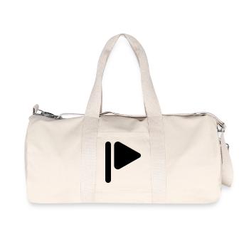 L'icone d'un Touriste au Golf - Sac de sport en toile recyclée Stanley/Stella - blanc naturel - Devant