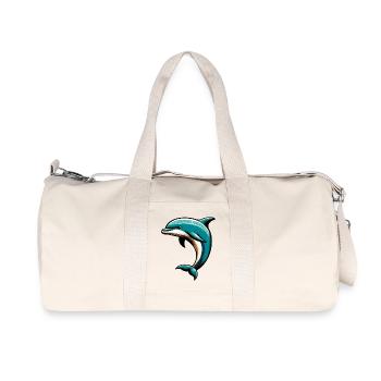 Dolphin - Recycled Canvas Sports Bag by Stanley/Stella - natural - Front
