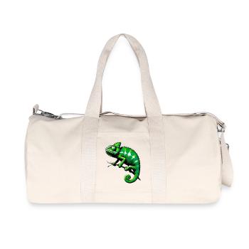 Caméléon - Sac de sport en toile recyclée Stanley/Stella - blanc naturel - Devant