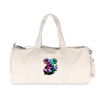 Koala - Recycelte Canvas-Sporttasche von Stanley/Stella - Naturweiß - Vorne