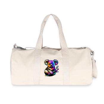 Koala - Recycelte Canvas-Sporttasche von Stanley/Stella - Naturweiß - Vorne