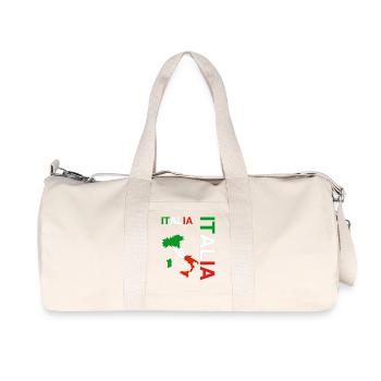 ITALY team supporter football - Recycled Canvas Sports Bag by Stanley/Stella - natural - Front