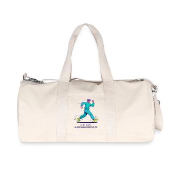 Speed-Walker - Recycelte Canvas-Sporttasche von Stanley/Stella - Naturweiß - Vorne
