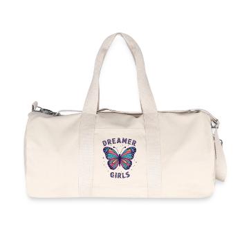 Papillon Rêveur Filles Inspiration - Sac de sport en toile recyclée Stanley/Stella - blanc naturel - Devant