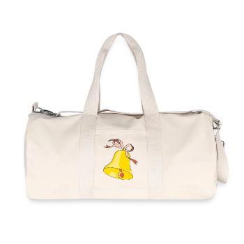 Cloche avec boucle - Sac de sport en toile recyclée Stanley/Stella - blanc naturel - Devant