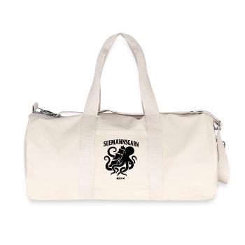 Sailor's yarn sea maritime octopus ship - Recycled Canvas Sports Bag by Stanley/Stella - natural - Front