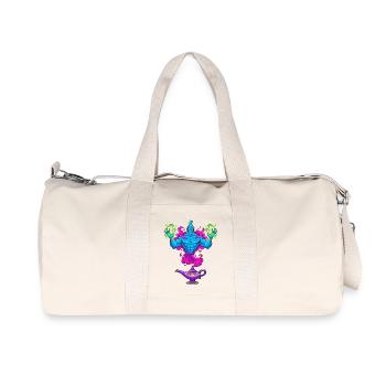 Geist aus der Lampe - Recycelte Canvas-Sporttasche von Stanley/Stella - Naturweiß - Vorne