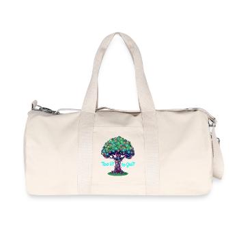 Zu beleuchtet, um Light Tree zu verlassen - Recycelte Canvas-Sporttasche von Stanley/Stella - Naturweiß - Vorne