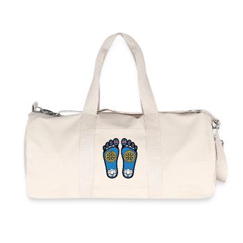 Pieds de Bouddha - Sac de sport en toile recyclée Stanley/Stella - blanc naturel - Devant