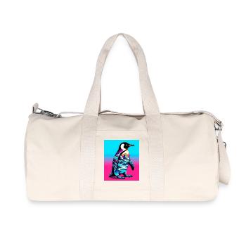 pingouin - Sac de sport en toile recyclée Stanley/Stella - blanc naturel - Devant