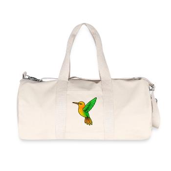 Colibri Oiseau - Sac de sport en toile recyclée Stanley/Stella - blanc naturel - Devant