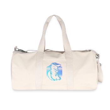 Characterful motocross design - Recycled Canvas Sports Bag by Stanley/Stella - natural - Front
