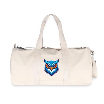 Logo de la mascotte Blue Owl Esports - Sac de sport en toile recyclée Stanley/Stella - blanc naturel - Devant
