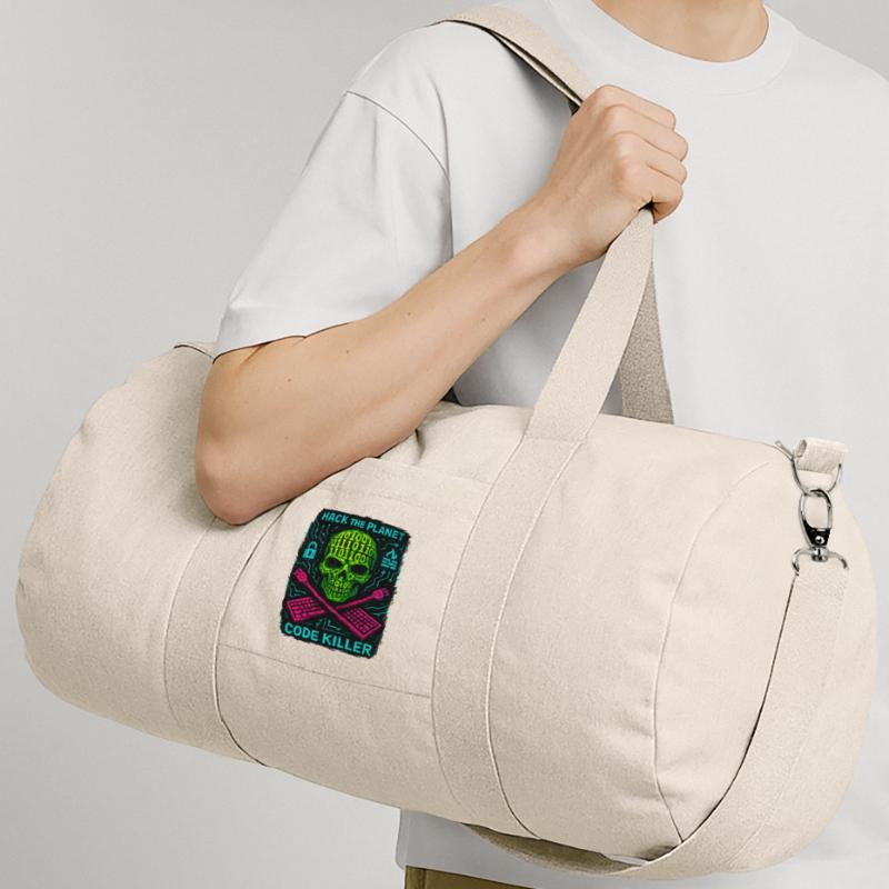 Hack the Planet Code Killer - Cyber Security Recycled Canvas Sports Bag by Stanley/Stella