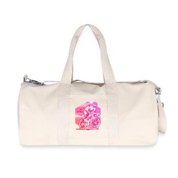 Ein Must Have für echte Rennrad - Recycelte Canvas-Sporttasche von Stanley/Stella - Naturweiß - Vorne