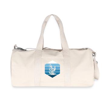 Windsurfing Stil für jeden Anlass - Recycelte Canvas-Sporttasche von Stanley/Stella - Naturweiß - Vorne