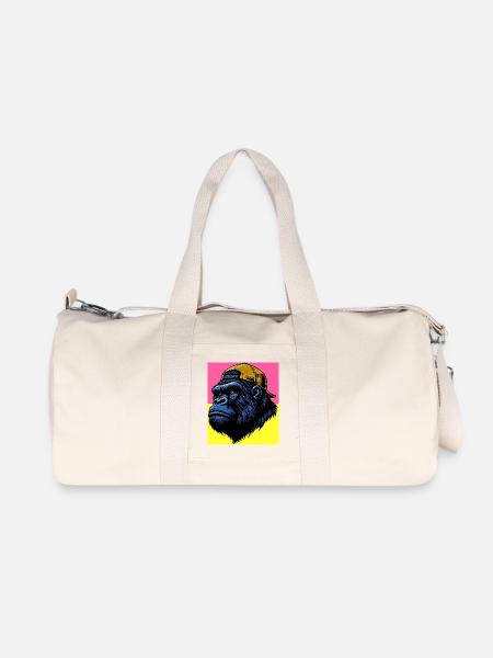 gorilla - Recycled Canvas Sports Bag by Stanley/Stella - natural