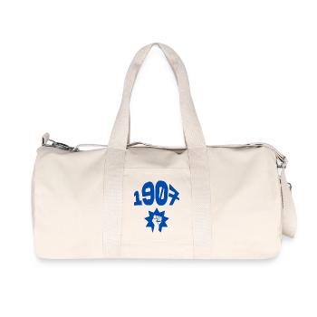 1907 - Sac de sport en toile recyclée Stanley/Stella - blanc naturel - Devant