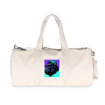 Gorilla - Recycelte Canvas-Sporttasche von Stanley/Stella - Naturweiß - Vorne