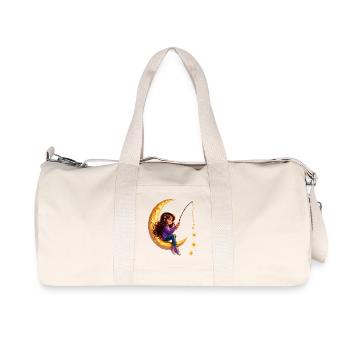 Sunfisherwoman Stars - Sac de sport en toile recyclée Stanley/Stella - blanc naturel - Devant