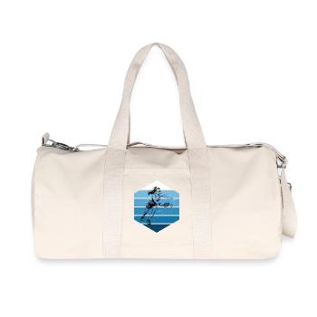 Idée cadeau pour les joueurs de pickleball - Sac de sport en toile recyclée Stanley/Stella - blanc naturel - Devant