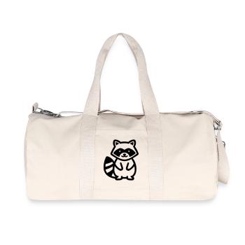 raccoon - Recycled Canvas Sports Bag by Stanley/Stella - natural - Front