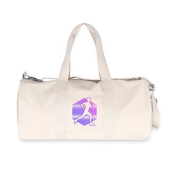 Idée cadeau pour une course à pied - Sac de sport en toile recyclée Stanley/Stella - blanc naturel - Devant
