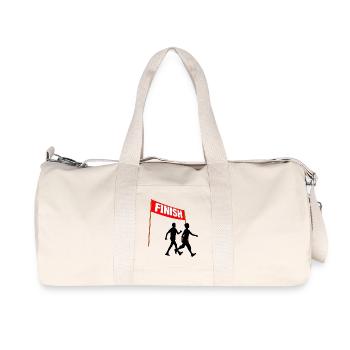 Walking Finish Duo - Recycelte Canvas-Sporttasche von Stanley/Stella - Naturweiß - Vorne