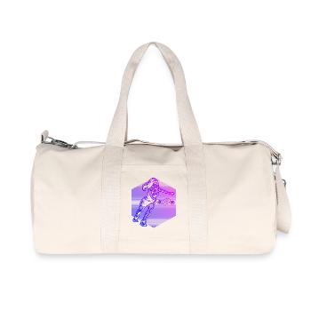 Pickleball player gift for pickleball pro fans - Recycled Canvas Sports Bag by Stanley/Stella - natural - Front