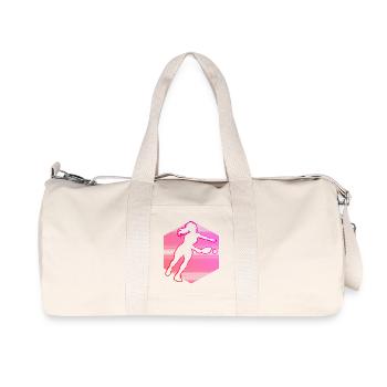 Idée de scène de pickleball pour les fans de joueurs de pickleball - Sac de sport en toile recyclée Stanley/Stella - blanc naturel - Devant