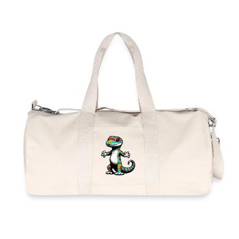 Gecko - Recycled Canvas Sports Bag by Stanley/Stella - natural - Front