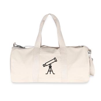 télescope - Sac de sport en toile recyclée Stanley/Stella - blanc naturel - Devant