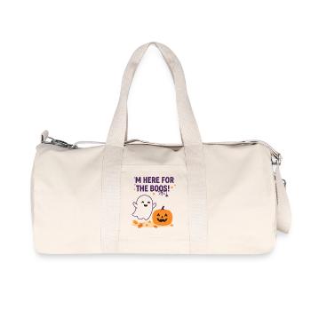 Ich bin hier für den wütenden Geist – lustiges Halloween - Recycelte Canvas-Sporttasche von Stanley/Stella - Naturweiß - Vorne