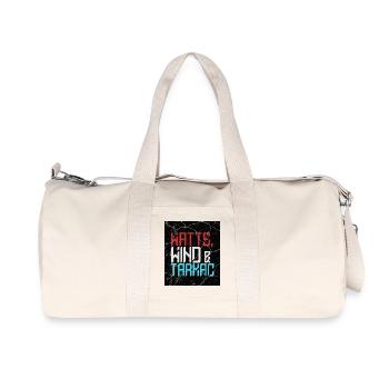Watts Wind Tarmac - Recycled Canvas Sports Bag by Stanley/Stella - natural - Front