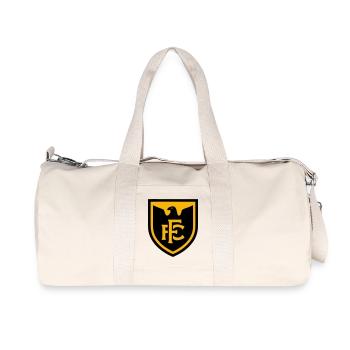 Adler FC Fussball Wappen Logo - Recycelte Canvas-Sporttasche von Stanley/Stella - Naturweiß - Vorne
